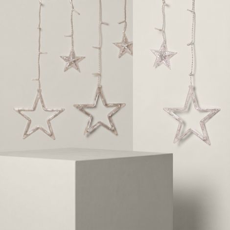 Guirnalda Exterior LED Estrella 1.2m 3000K Blanco Cálido (1/5)
