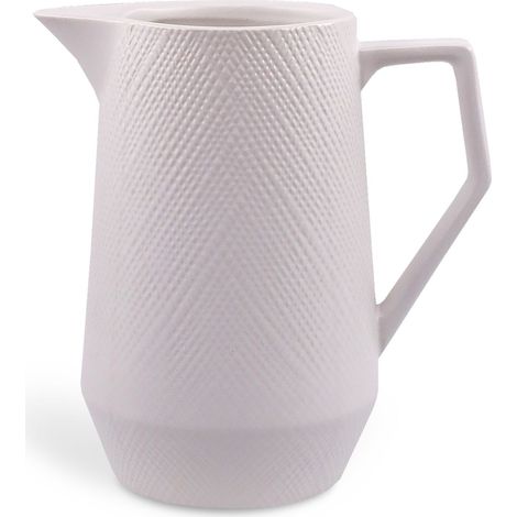 Jarra cerámica para agua, leche y zumos 1.0L MAESTRO BLANCA MR-20002-55 (1/4)