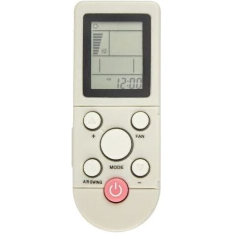AUX YKRf 001 Télécommande de climatiseur ABS universelle pour YKRf 09R/010 f 06 YKr f 016E,11.34.22cm (1/5)