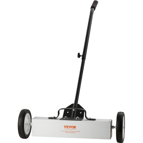 Balayeuse Magnétique 20,4 kg Balai Magnétique à Manche Télescopique 77-113 cm Outil de Ramassage à Aimant 745 mm avec Roues Collecteur Pièces Métalliques pour Nettoyage Atelier Garage Chantier (1/5)