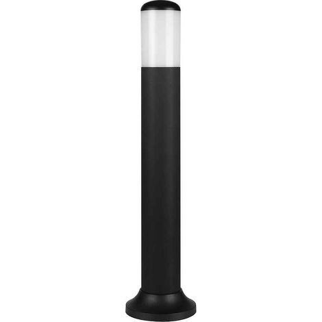 Forlight Indoo - Paletto da Esterno per Lampadina E27 da 15W. Diametro 16cm. Struttura in Policarbonato. Uso Esterno IP44. Colore Nero