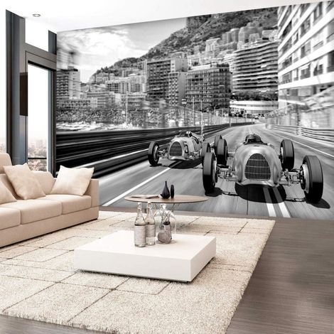 Papier peint course de monte carlo - 150 x 105 cm (1/4)