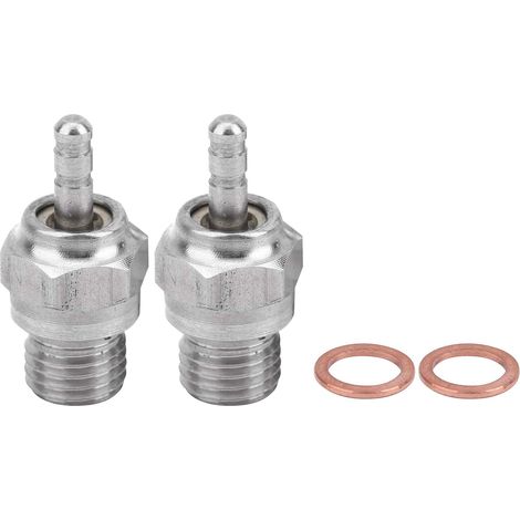 CCYKXA 2Pcs Hot Glow Plugs N4 Spark Plug for RC Nitro Engine Car Accessories Compatible with HSP Oil Model Car (1/5)