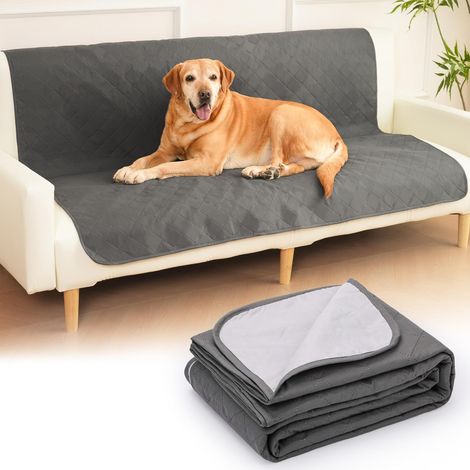 Housse de canapé imperméable pour Chien et Animal Domestique Lavable - Réversible - Anti-rayures - Résistante aux poils d'animaux - Pour chiot, chiens et chats de taille moyenne/grande (1/5)