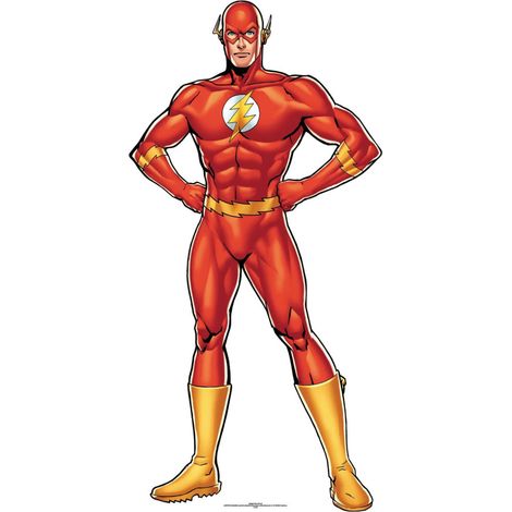 Figurine en carton Flash les mains sur les hanches Dc Comics 1946 -Haut 184 cm (1/4)