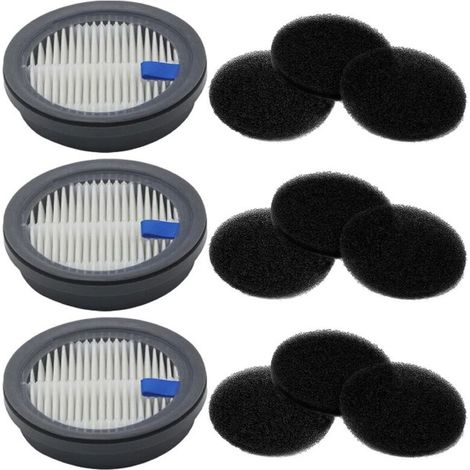 Kit spugna filtro per aspirapolvere senza fili Afoddon A200PRO/A200 ORFELD B08/C10A/C10G, 3 filtri HEPA, 9 filtri spugna (1/4)
