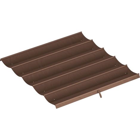 Ersatzdach für eine 3 x 3 m große, ausfahrbare Pergola (250 x 255 cm), kaffeefarben (1/5)