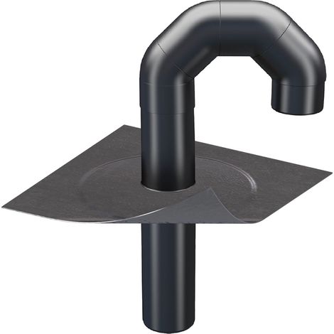 Klöber Flavent Flachdach Durchführungs-Set DN 100 Bitumen Anschluss (1/3)