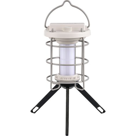 Lanterne LED Camping Rechargeable USB Aluminium Alliage Vintage Lumière Chaude et Blanche 2000mAh avec Trépied pour Extérieur (1/5)