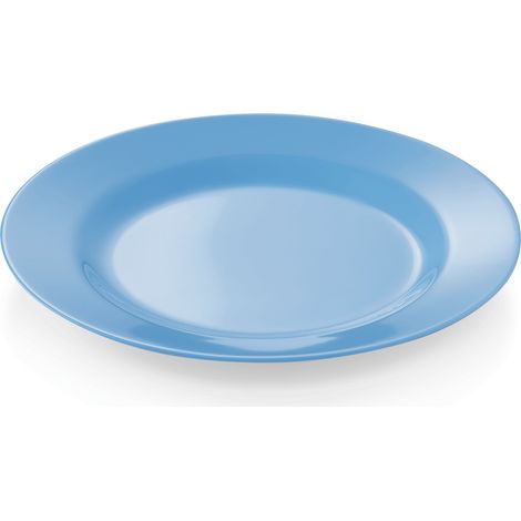 Assiette plate mélamine Ø 23 cm bleu - Was Germany