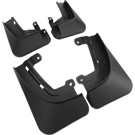 Front and Rear ABS Mudguards for Model X 2022-2026, Splash Guards, Clean Exterior, Black CMB0135 (1/5)
