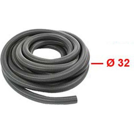 flexible gris noir anti statique au mètre - diamètre intérieur au choix - Ø32 mm