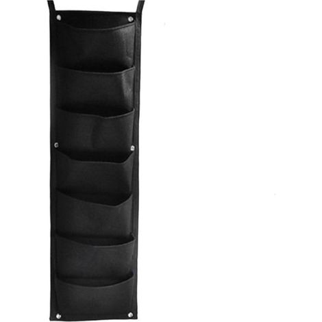 Hängender Pflanzsack Pflanzbeutel Pflanzsack Gemüsegarten Pflanzsack Schwarz 100 x 30 cm Vliesstoff (1/5)
