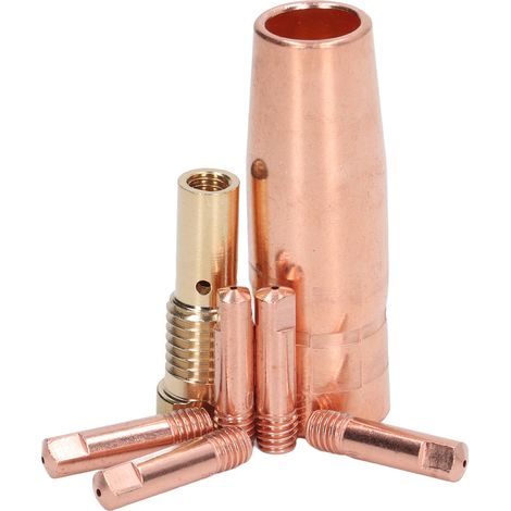 Kit accessoire torche MIG soudure sans gaz flux cœur laiton buse pointes 0.9mm 0.035in pour Century FC90 80GL (1/5)