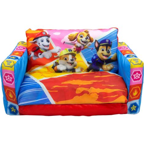 Canapé 2 en 1 convertible et lit gonflable pour enfants - Pat Patrouille