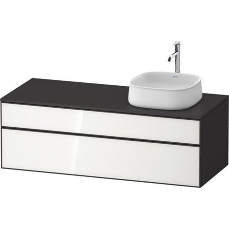 Duravit Zencha Konsolenwaschtischunterbau, 1300x550mm, 1 Auszug, (1/2)