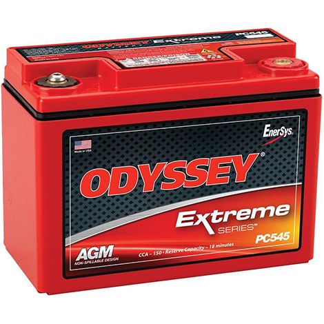 Batterie AGM PC545 12V 13Ah – Technologie AGM – 545A – Longueur 177mm – Pour applications variées – Odyssey (1/3)
