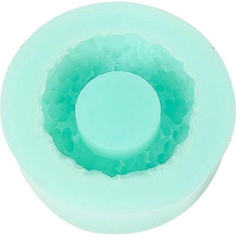 Moules en silicone pour bougeoirs chauffe-plat, moules en silicone à motif floral en relief pour supports de bougies (1/4)