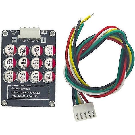 Égaliseur de batterie au lithium 4S 5A, équilibreur actif, transfert d'énergie pour batterie Li-Ion LiFePO4 12 V (voiture, camping-car, BMS kns) (1/5)