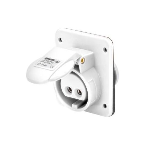 SOCLE DE PRISE 10°.PR.2P 16A 42V 12H GEWISS GW62267