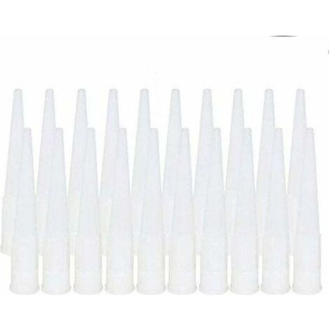 Douilles Silicone - Cartouche Calfeutrage - Interface 15 mm - Pour Piston à Visser - 20 Pièces (1/5)