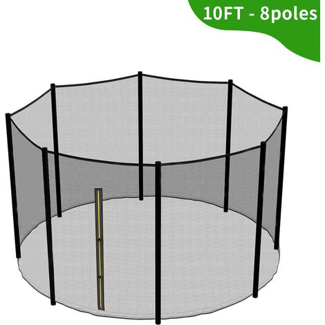 Greenbay Premium Replacement Safety Enclosure Net Netting for 10FT(305cm) 8 poles trampoline (1/4)