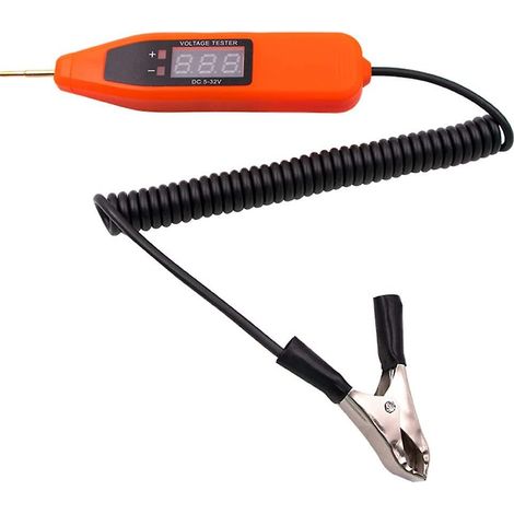 Prise murale numérique LCD pour prise de courant continu, détecteur de tension, stylo testeur de tension avec lumière LED, crayon de test électrique sans contact (1/5)