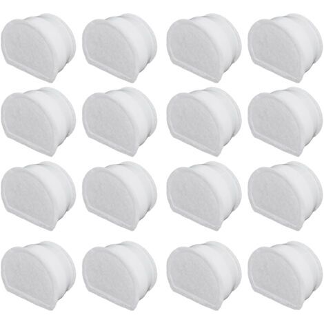RHG PetSafe - Filtre au Charbon de Rechange pour Fontaine à Eau pour Animaux Drinkwell en Céramique Avalon et Pagoda, 7,53,71,8 litres, Bord de ruisseau/de mer, matériel Naturel et sûr, Pack de 16 (1/5)