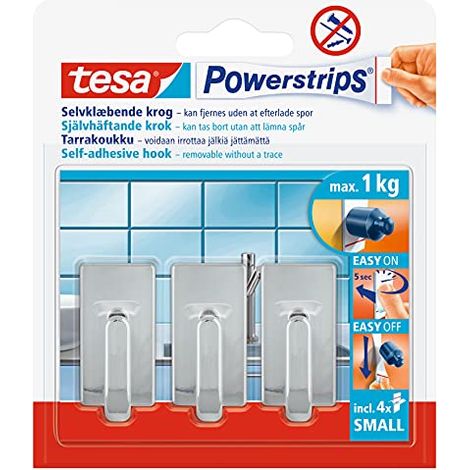 tesa Powerstrips Hooks Small CLASSIC (1/4)
