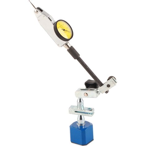 Support magnétique réglable avec indicateur à cadran jaune (0–0,8 mm) (1/5)