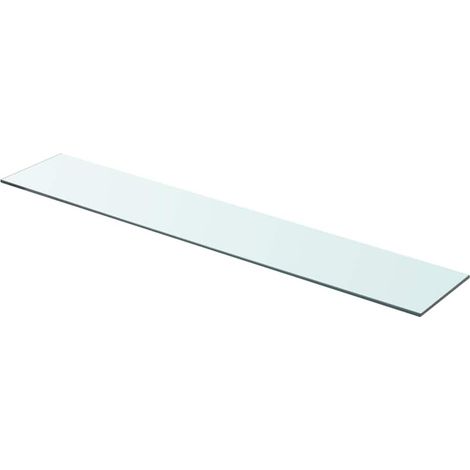 Maison Exclusive - Regalböden 2 Stk. Glas Transparent 90x15 cm