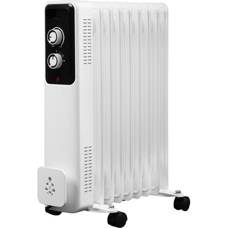Radiador de aceite de 2000W con tres potencias y termostato regulable (1/5)