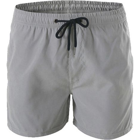 Short Homme Maillot de Bain Shorty de Plage Été Swim Trunks avec Poches Doublure Mesh Taille Élastique Séchage Rapide Lot de 1 (1/2)