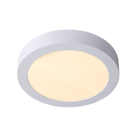 Plafoniera LED Lucide Brice 15W 3000K 24cm bianca IP44 (1/3)