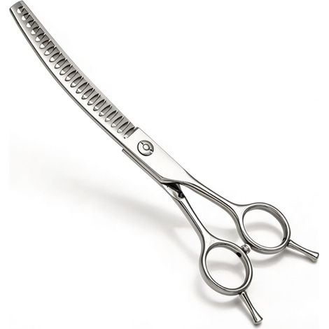 Curved Dog Grooming Scissors, 7.3 Inches, Scissors (1/5)