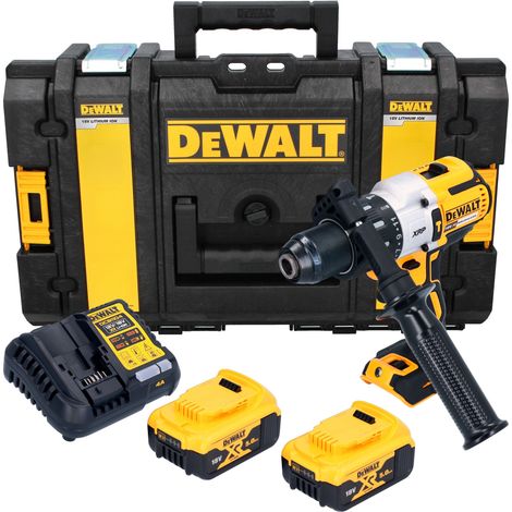 DeWalt DCD 996 P2 Akku Schlagbohrschrauber 18 V 95 Nm Brushless + 2x Akku 5,0 Ah + Ladegerät + Tough Box (1/5)