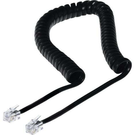 S/CONN maximum connectivity 70133 cable telefónico 2 m Negro