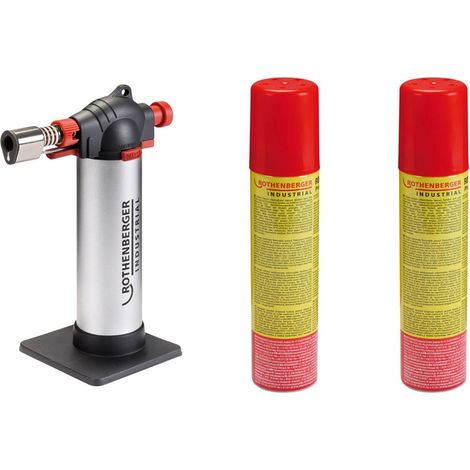 ROTHENBERGER Industrial Crème Brûlée Set incl. 2x gas di ricarica - 1500005179