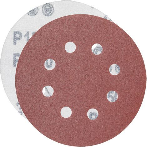 1500 Disque de Ponçage Disques Abrasifs Grain Taille de 125mm Idéal pour Poncer/Polir/Dérouiller HSDPS5M100, Lot de 100 (1/5)