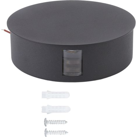 Moderne 3-armige Wandleuchte aus schwarzer Aluminiumlegierung für Esszimmer, 9 W, AC 85–265 V (1/5)