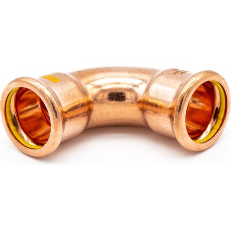 PrimaPress Copper 28mm 90° Elbow Fitting for Gas & Water (1/3)