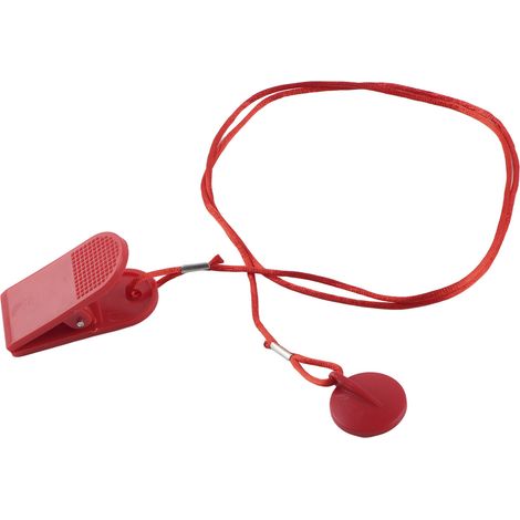 Interrupteur magnétique de sécurité universel pour tapis de course - Clé de verrouillage rouge pour machine à courir (1/5)