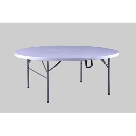 Tavolo tondo con gambe pieghevoli cm 182 x h. 74 (1/5)