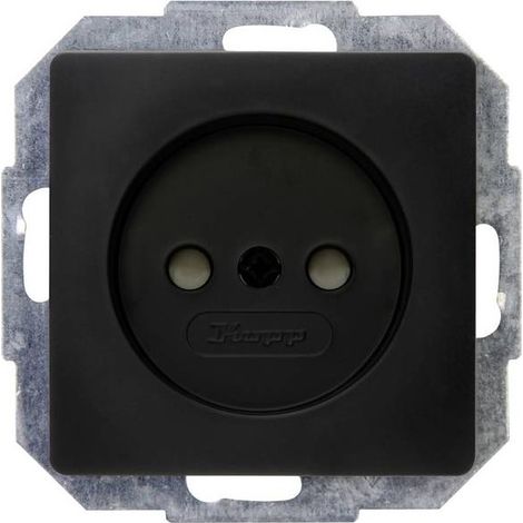 Kopp Frutto Presa di corrente Paris Nero (opaco) 921250089