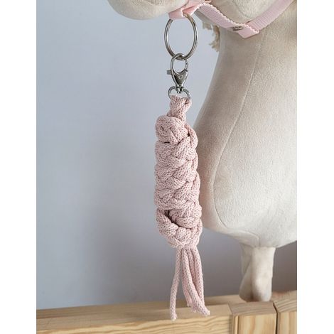 Cuerda de amarre para caballito de juguete - rosa empolvado (1/2)