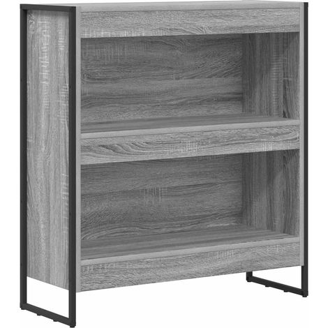 Maison Exclusive - Bibliothèque Gris Sonoma 80 x 30 x 86,5 cm Bois d'ingénierie