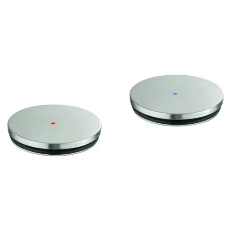 GROHE capuchon 101300, 2 pièces, supersteel, 101300DC00