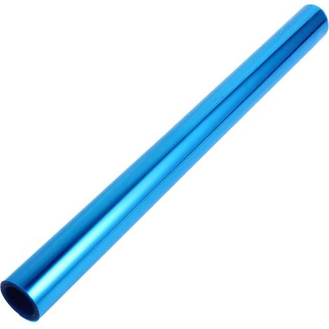 1 rouleau de film décoratif pour vitres, film créatif pour fenêtres, film d'emballage floral-400x40cm-Blue (1/3)