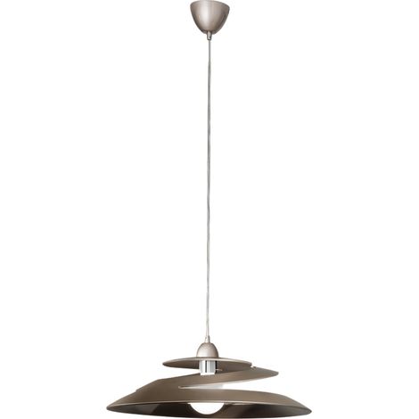 Suspension Aragon En Métal Et Verre Bronze, Douille E27 60W, Design Moderne Et Élégant Pour L'Intérieur, Protection Ip20, Diamètre 53 Cm (1/3)