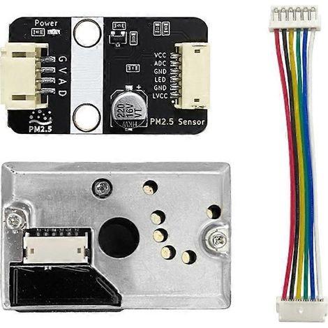 Module capteur de poussière PM2.5, diffusion de la lumière infrarouge, surveillance de la qualité de l'air, détection environnementale IoT, PH2.0 4 broches (1/5)